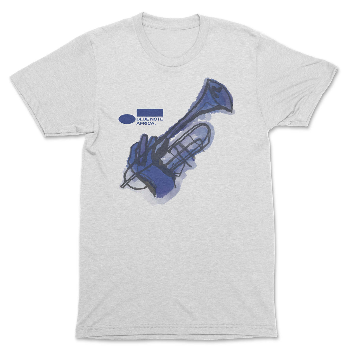Blue Note Records - Trumpet Unisex White T-Shirt - OnlyArtistsOfficial