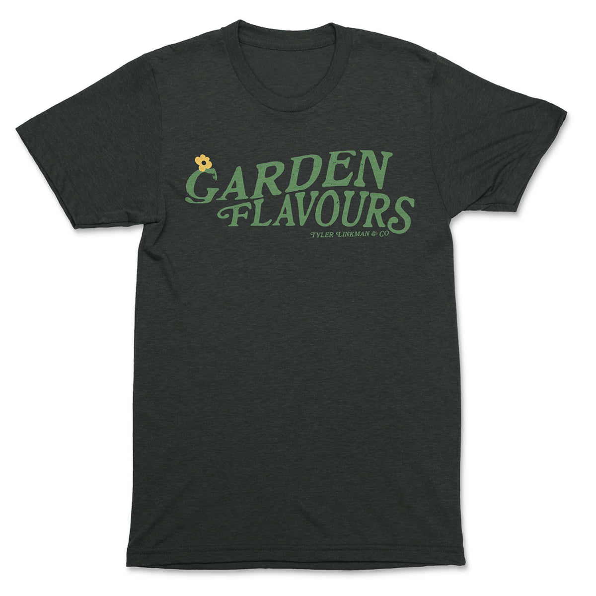 Tyler Linkman - Garden Flavours Unisex Black T-Shirt - OnlyArtistsOfficial