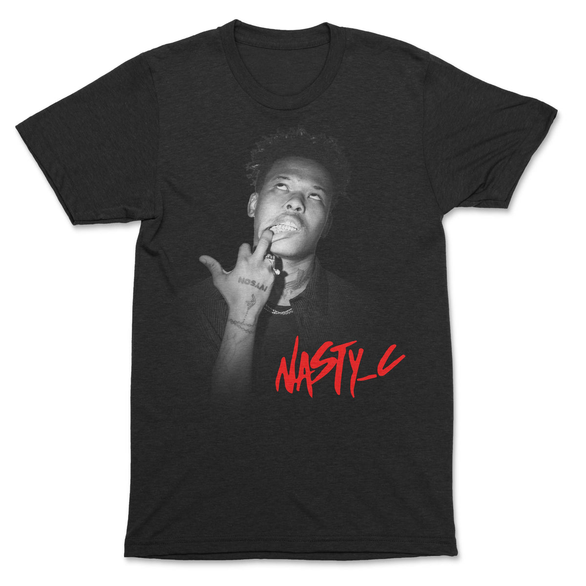 Nasty C - Hooked Black T-Shirt - OnlyArtistsOfficial