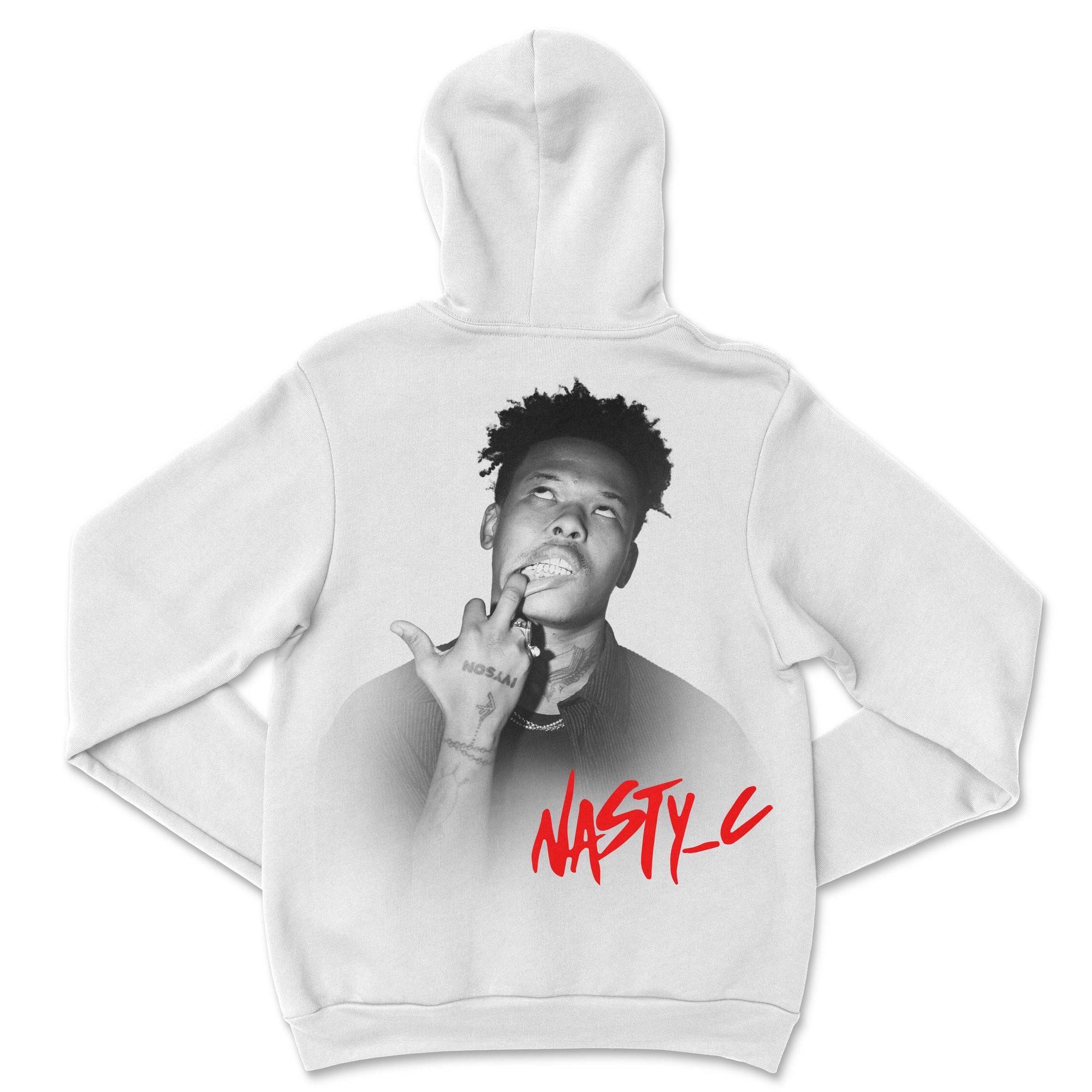 Nasty C - Hooked White Hoodie - OnlyArtistsOfficial