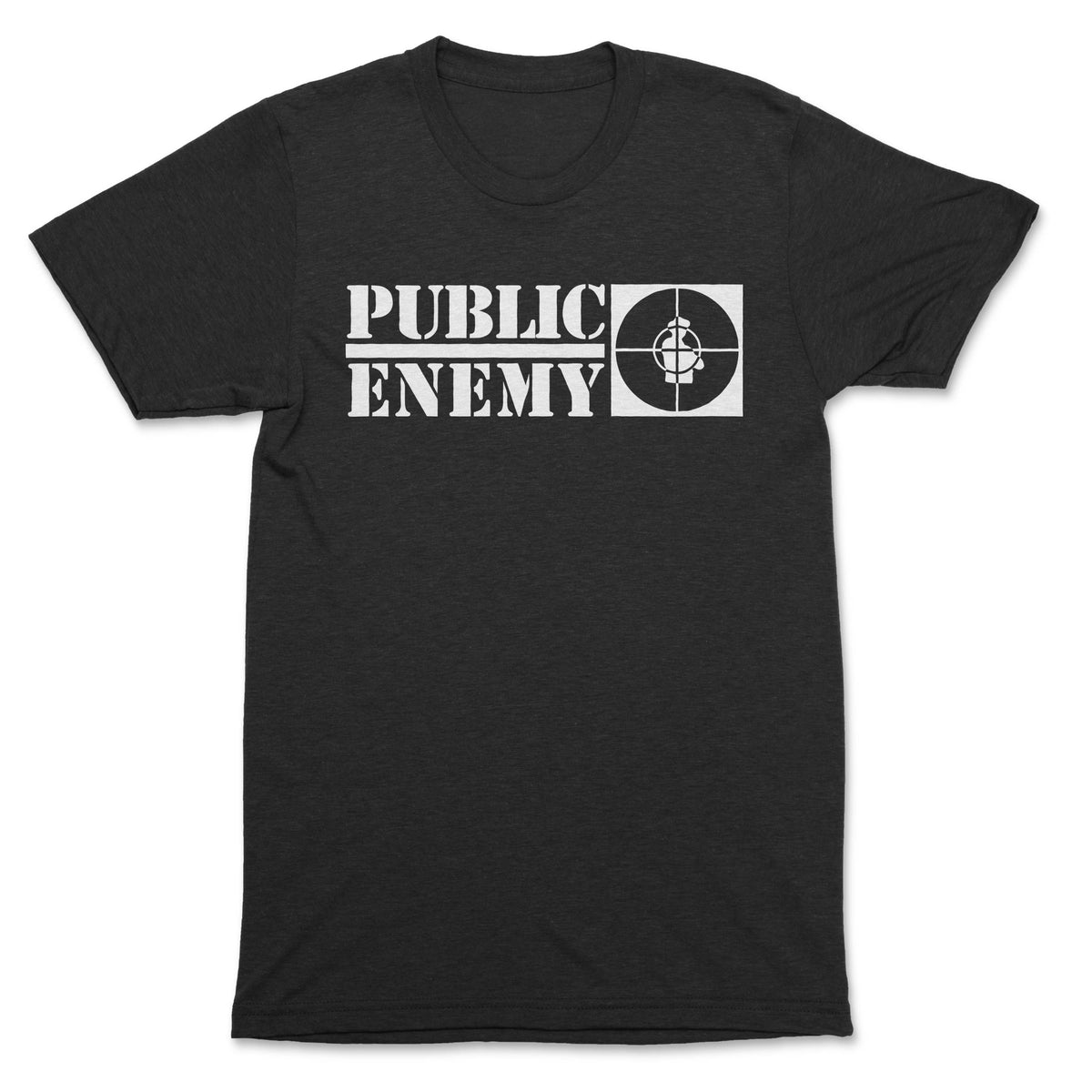 Public Enemy - Target Logo Premium Black T-Shirt - OnlyArtistsOfficial