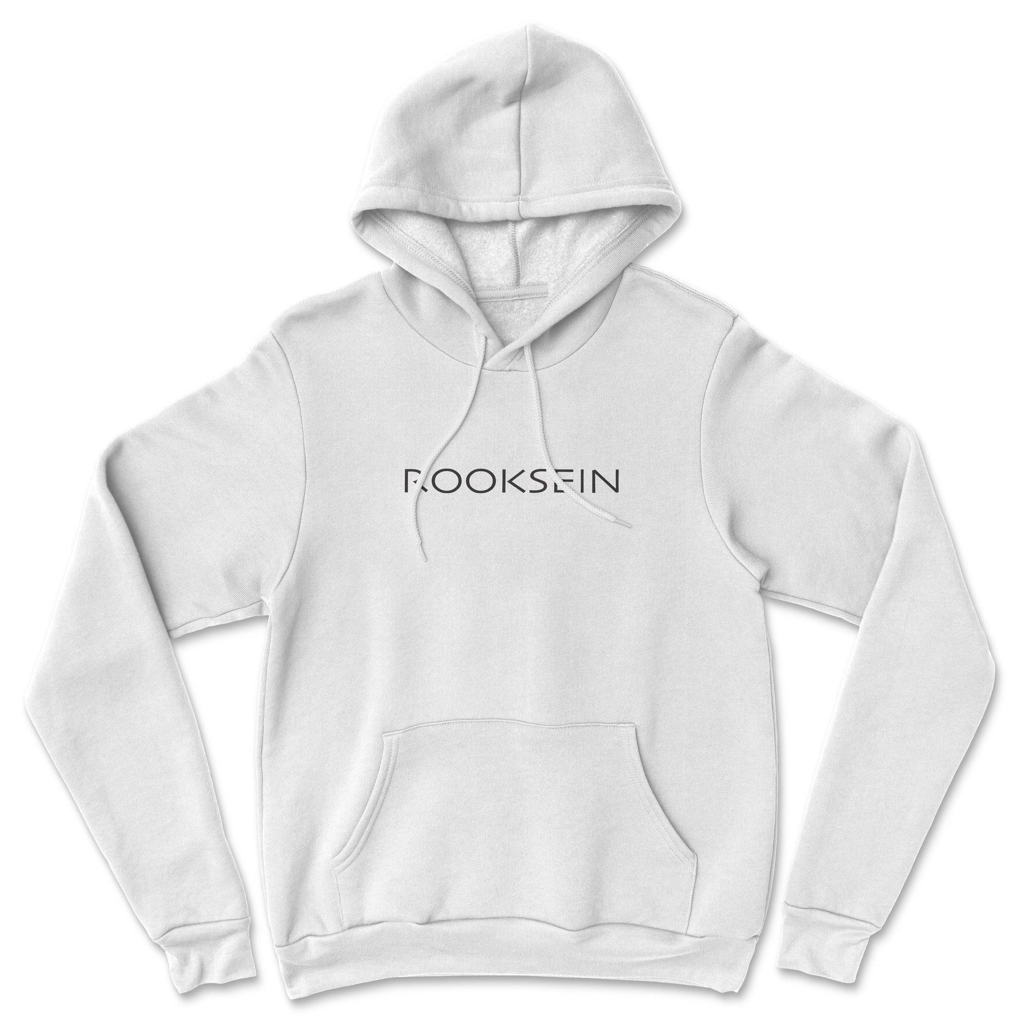 Rooksein - Logo White Hoodie - OnlyArtistsOfficial