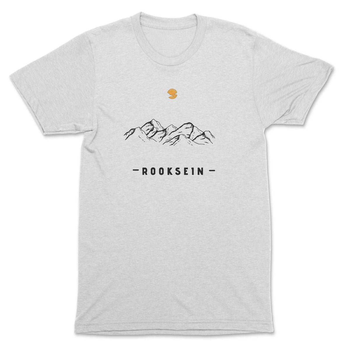 Rooksein - Mountain Logo White T-Shirt - OnlyArtistsOfficial